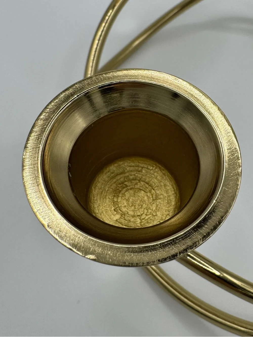 Vintage PartyLite Brass Quartet Candle Holder 4 Taper Candelabra Centerpiece MCM - Picture 4 of 10
